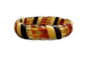 Bracelets en perles rondes en résine unisexes romantiques et luxueux à la mode pour les fêtes et les festivals chics - Product Image 3