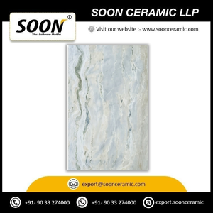 SOON CERAMIC SNOW WHITE-2 Calcite Grande dalle polie moderne et écologique pour mur de salon, provenant du Rajasthan - Product Image 2
