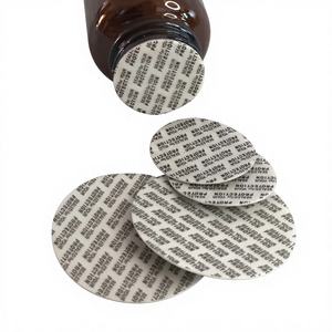 Forro de Sellado Autoadhesivo de Plástico con Recubrimiento PSP para Botellas Farmacéuticas con Impresión por Serigrafía - Product Image 1