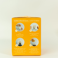 Café en Sachet 100% Pur et Frais, Doux et Léger, Idéal pour les Voyageurs et le Personnel de Bureau, Grains Robusta Torréfaction Urbaine, Facile à Utiliser, Emballage en Boîte