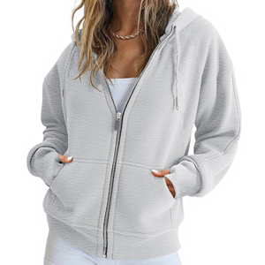 Sudaderas con Cremallera Personalizadas para Hombre y Mujer, Tela Suave y Transpirable, Sudadera con Capucha y Cremallera Completa, Proveedor de Ropa al por Mayor de Marca Privada - Product Image 6