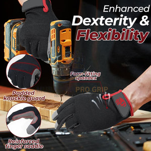Quality Mechanic Gloves With Reinforced Palm Support For Active Work <b>Environments</b> Mechanic Gloves - Product Image 3
