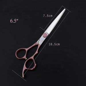 Tijeras de Barbero de Acero Inoxidable Quirúrgico Tegra de Nuevo Diseño, para Diestros, con Mango de Goma, Uso Profesional en Salón, con Certificación CE - Product Image 5