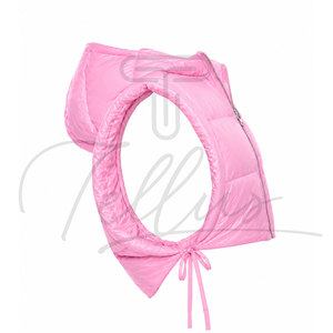 Chaleco Corto Acolchado para Mujer, Impermeable, Cortavientos, Transpirable, con Capucha, Sin Mangas, de Poliéster, con Logotipo Personalizable en la Parte Delantera - Product Image 4