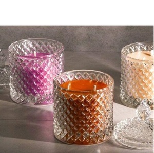 Élégant porte-bougie en verre pour centres de table, intérieurs de maison, mariages, événements et réceptions festives - Product Image 2