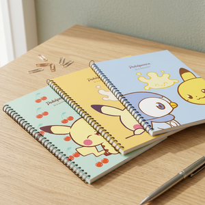 Cuaderno de Práctica Pokemoned, Juego de 3 Piezas, Personajes Lindos Kawaii, Material Escolar para Niños, Suministros Escolares Coreanos Sellados al Azar, Venta al por Mayor - Product Image 3