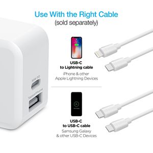 Caricatore da Muro USB-C PD 30W a Doppia Uscita, Ricarica Rapida, Prodotto Multifunzione - Product Image 6