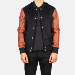 Chaquetas Letterman para Hombre de Alta Calidad, Fabricación Directa de Fábrica, Tendencias Clásicas, Venta al Por Mayor, Bordado Personalizado, Resistentes al Viento - Product Image 5
