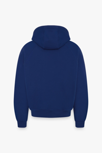Sweat-shirt à capuche bleu marine pour homme avec logo personnalisé et pantalon assorti, ensemble de survêtement OEM ODM, vêtements en gros - Product Image 2