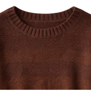 Pull en tricot à col rond pour femme, manches longues, doux et léger, décontracté, élégant, mode automne-hiver - Product Image 6