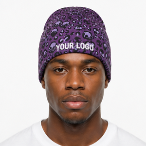 Bonnet d'hiver brodé avec logo personnalisé, bonnet en tricot côtelé de haute qualité, bonnet streetwear pour hommes et femmes - Product Image 1
