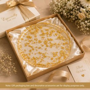 Functional Stylish Resin Polished Customized Pattern Dishwasher Safe Multifunction Party Serving <b>Tray</b> <b>Handles</b> Easy Use Morden - Product Image 4