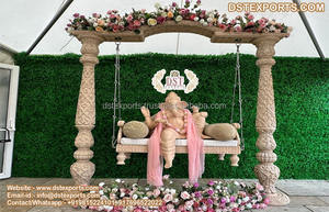 Muslim Reception Decor <b>Swing</b> with Chair <b>Set</b> Customized Wedding Decor UK Sale DST Exports Factory USA Australia Wholesale - Product Image 4