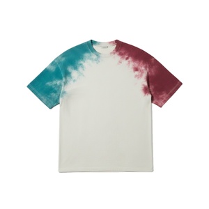 เสื้อยืดคอกลมโอเวอร์ไซส์ผ้าคอตตอนหนานุ่ม 250 กรัม แบบวินเทจ พิมพ์ลายโลโก้ปักเองได้ - Product Image 1