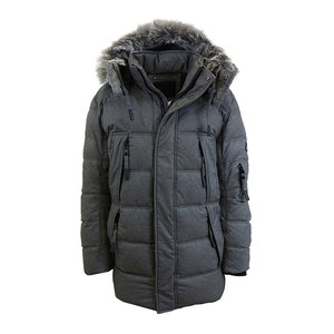 New Custom Style Faux Fur Parka Men's Down Jacket Warm <b>Thick</b> Hooded <b>Winter</b> <b>Coat</b> Premium Quality Insulated Outdoor Wear - Product Image 5