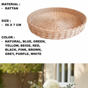 Plateau en rotin artisanal - Product Image 2