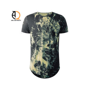 T-shirt décontracté de haute qualité, style hip-hop, ample, 100% coton, col rond, 180 grammes, impression sérigraphique, design personnalisé - Product Image 3