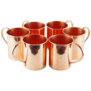 Taza Moscow Mule de Cobre Puro, Hecha a Mano, Taza para Beber de Cobre Sólido, Gran Venta - Product Image 3
