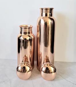 Juego de Botellas de Cobre para la Mesita de Noche, Botella de Agua de Cobre, Botella de Cobre para la Salud, Botella de Cobre Ayurvédica, Botella India - Product Image 3