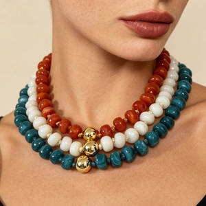 YW Fashion - Cuentas de Resina Plástica de Doble Capa con Forma Irregular, Material de Resina Plástica, Joyería Fina - Product Image 5