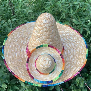 Mexican Sombrero <b>Straw</b> <b>Hat</b> Wide Brim Protection Lightweight and Breathable for Men and Women by 99 Gold Data - Product Image 6