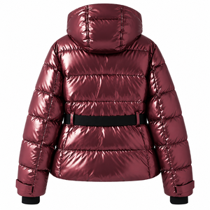 Unisex Eco-Friendly Breathable Anti-Bacterial Winter Warm Windproof Quilted Canvas Puffer Jacket 300g Stand Collar Single <b>Button</b> - Product Image 2
