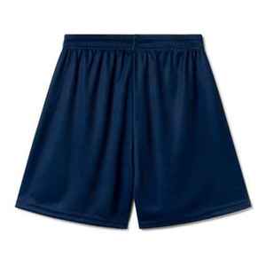 Shorts Bermuda Homme Bleu Marine Uni à Cordon de Serrage Taille Haute Vintage Séchage Rapide Écologique Respirant Décontracté Sportif 100% Coton - Product Image 2