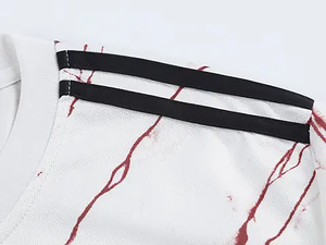 Conjunto de Camiseta de Fútbol OEM Personalizada, Superventas, 100% Poliéster, Transpirable, de Secado Rápido, Ecológica, con Cuello en V - Product Image 4
