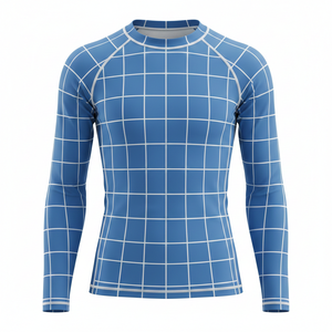 เสื้อรัดรูปแขนยาวแบบยูนิเซ็กซ์สำหรับการแข่งขันระดับโปร เหมาะสำหรับ BJJ MMA ยิวยิตสู กราปลิง น็อกกิ ชุดกีฬาฝึกซ้อม - Product Image 1