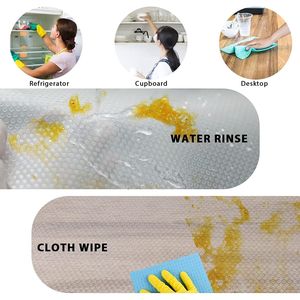 Set di 9 Tappetini Impermeabili Bianchi per Frigorifero e Cassetti, Lavabili, Protezioni per Ripiani del Frigorifero - Product Image 3