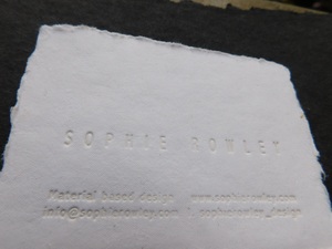 Eco Friendly Deckle Edge Handmade Artpaper Invitation <b>Cards</b> with <b>Embossing</b> Printing White Frame for Wedding Decoration & Gift - Product Image 2