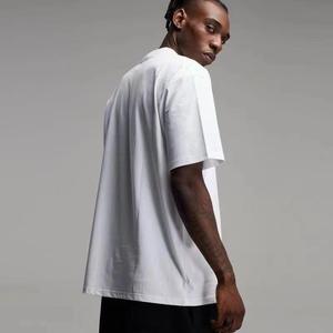 T-shirt formel à manches courtes et col rond pour homme BlanqWear, coupe ample, 100% coton premium 280g, antibactérien, séchage rapide - Product Image 4