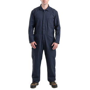 Men's Heavy Duty Work Coverall Multi-Pocket Zip-Up Industrial Mechanic Boilersuit <b>Construction</b> <b>Uniform</b> Wholesale OEM Custom - Product Image 2