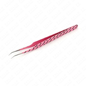Premium OEM Pink Eyelash Extension Tweezers Stainless Steel Pointed Tip Volume Lash <b>Tool</b> for Professional Beauty - Product Image 3