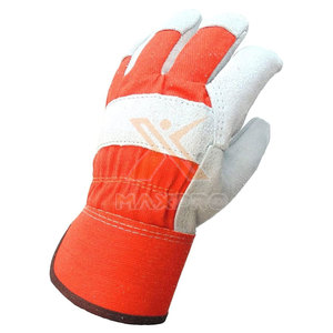 New Style Custom Design Leather Anti-Slip & Waterproof Low MOQ Wholesale Hand Protective Working <b>Gloves</b> for Sale - Product Image 3