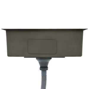 อ่างล้างจานครัวสแตนเลสสีดำทำมือ - Product Image 4