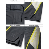 Shorts de grappling personnalisés pour hommes – Nylon et élasthanne avant-gardistes pour entraînement BJJ/MMA – Séchage rapide, taille mi-élastique, sans Gi, marque privée