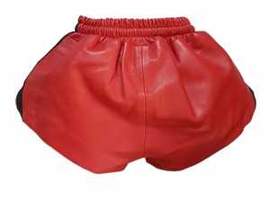 Short en cuir personnalisé pour femme SKI INTERNATIONAL – Couleur au choix, design sur mesure, respirant, doux, taille mi-haute élastique, haute qualité - Product Image 3