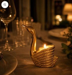 Brass <b>Duck</b> Candle Stand Home Decoration Durable Metal Holder for Indoor Use - Product Image 3