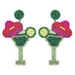 Pendientes artesanales con cuentas, elegantes y de diseño, para mujer, al mejor precio. - Product Image 6