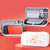 Étui de transport de voyage portable rigide de protection compatible avec la pochette de coque Nintendo Switch avec poches pour accessoires et jeux