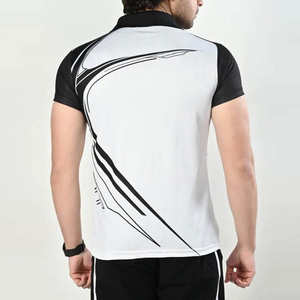 เสื้อโปโลซับลิเมชั่นออกแบบเองขายดีสำหรับผู้ชาย คุณภาพสูง ระบายอากาศได้ดี เหมาะสำหรับใส่ในฤดูร้อน เสื้อโปโลซับลิเมชั่นสำหรับตีกอล์ฟ - Product Image 2