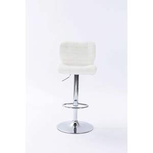 Taburetes de Bar modernos con mechones, taburetes de mostrador de altura giratoria blanca ajustable, Juego de 2 para Isla de cocina - Product Image 5