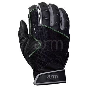 Gants de frappe de baseball respirants et imperméables, à doigts entiers, vente en gros, prix bas, fabriqués au Pakistan - Product Image 2