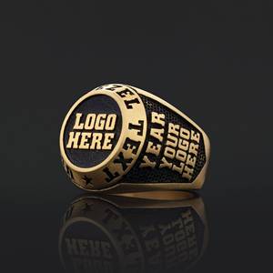 Anillo de Graduación Universitario BOJ MCollege 002 Personalizado en Plata con Diamantes, Unisex, Certificado por GIA, Micro, Bajo Precio - Product Image 2