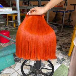 Extensiones de Cabello Remy Vietnamita Liso Natural Sin Procesar, Paquetes de Tejido Súper Doble, Doble Trama a Máquina, Sin Pegamento, Encaje Completo - Product Image 2