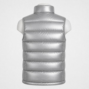 Mens 2026 Shiny Bubble <b>Puffer</b> <b>Vest</b> Custom Logo Waterproof Sleeveless Winter Jacket Breathable Lightweight OEM <b>Puffer</b> <b>Vest</b> - Product Image 3