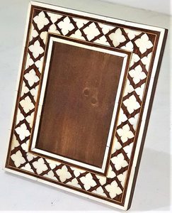 Meilleure cadre en os incrusté coloré pour photos décoratives de chambre et de mariage, fait main, pour table - Product Image 2