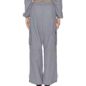 Ensemble de survêtement coupe-vent personnalisé pour femme, 2 pièces, color block, avec veste courte à demi-zip et pantalon de jogging - Product Image 5