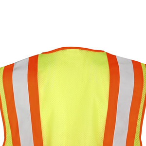 Autumn Safety Workwear Reflective Vest Outer Wear High Visibility Breathable Canvas Men's Construction <b>Security</b> <b>Equipment</b> 3D - Product Image 6